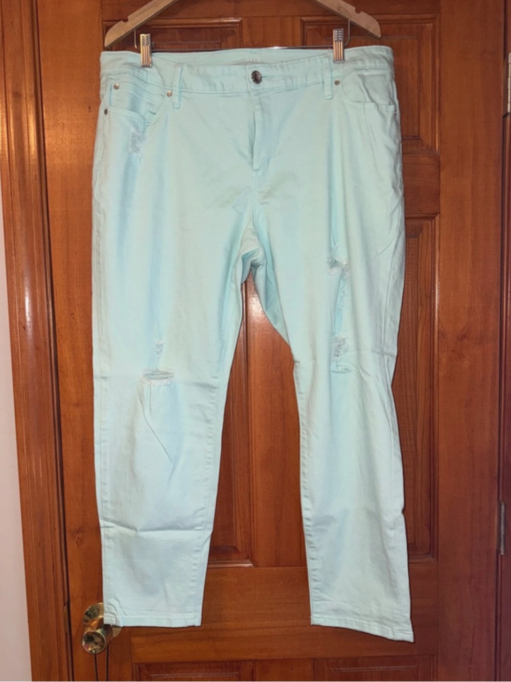 a.n.a Pastel Mint Skinny Jeans